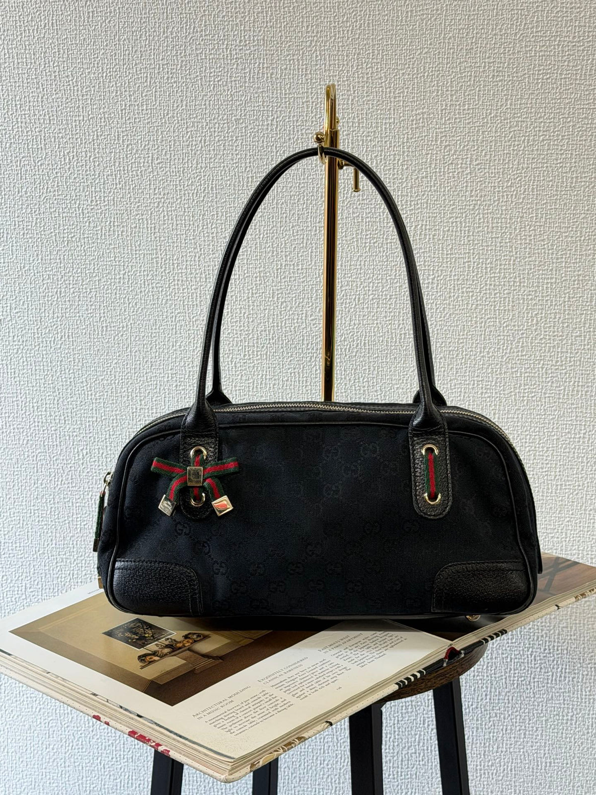 Gucci GG Canvas Princy Boston Shoulder Bag