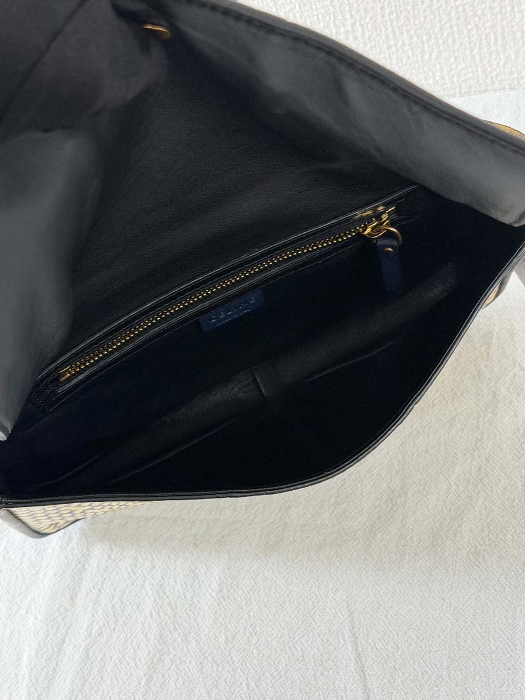 CELINE Python Leather Shoulder Bag