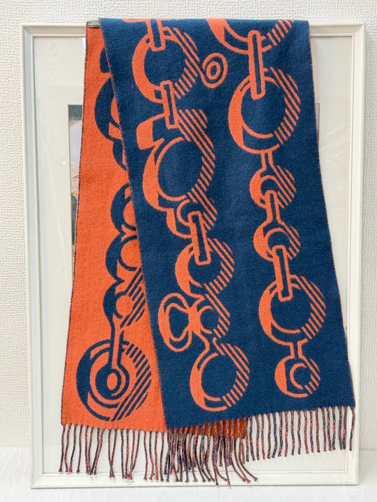 Hermès Casaque Do Ré Boucles Cashmere Scarf