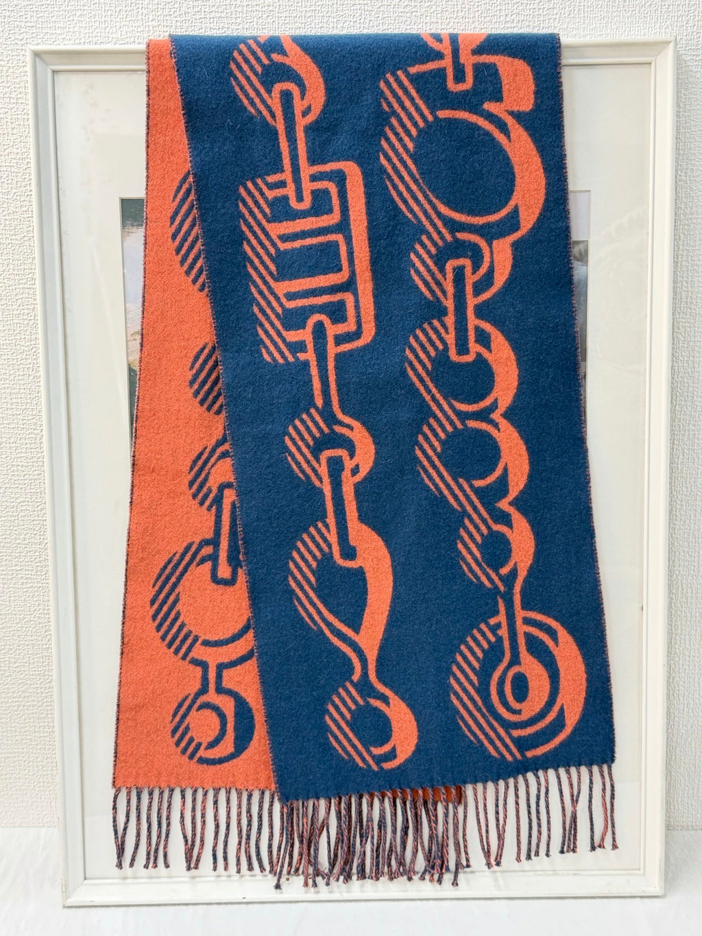 Hermès Casaque Do Ré Boucles Cashmere Scarf