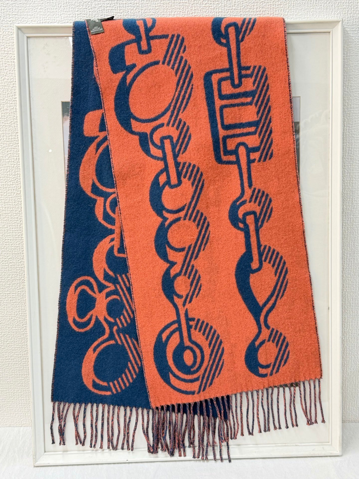 Hermès Casaque Do Ré Boucles Cashmere Scarf