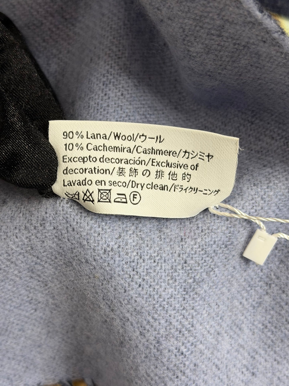 LOEWE Bicolor Anagram Cashmere Scarf