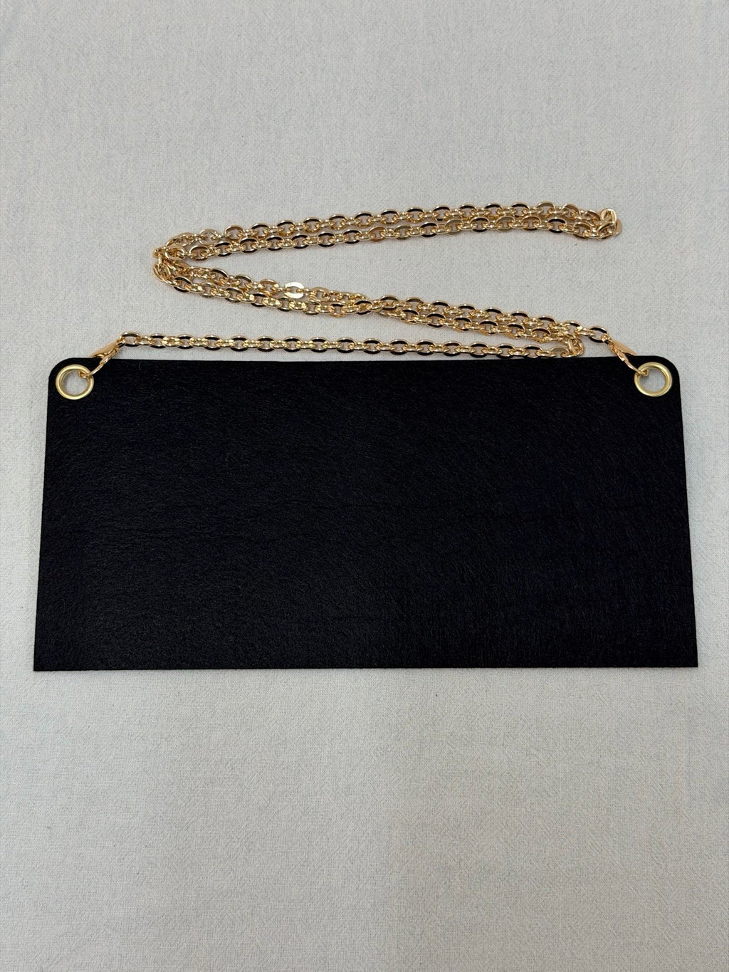 Yves Saint Laurent  Chevron Quilted Flap Clutch Bag