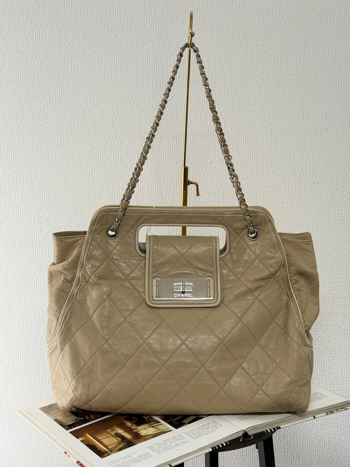 CHANEL  Mademoiselle East/West Accordion Tote Bag