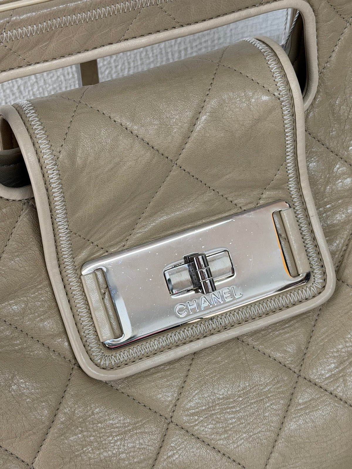 CHANEL  Mademoiselle East/West Accordion Tote Bag