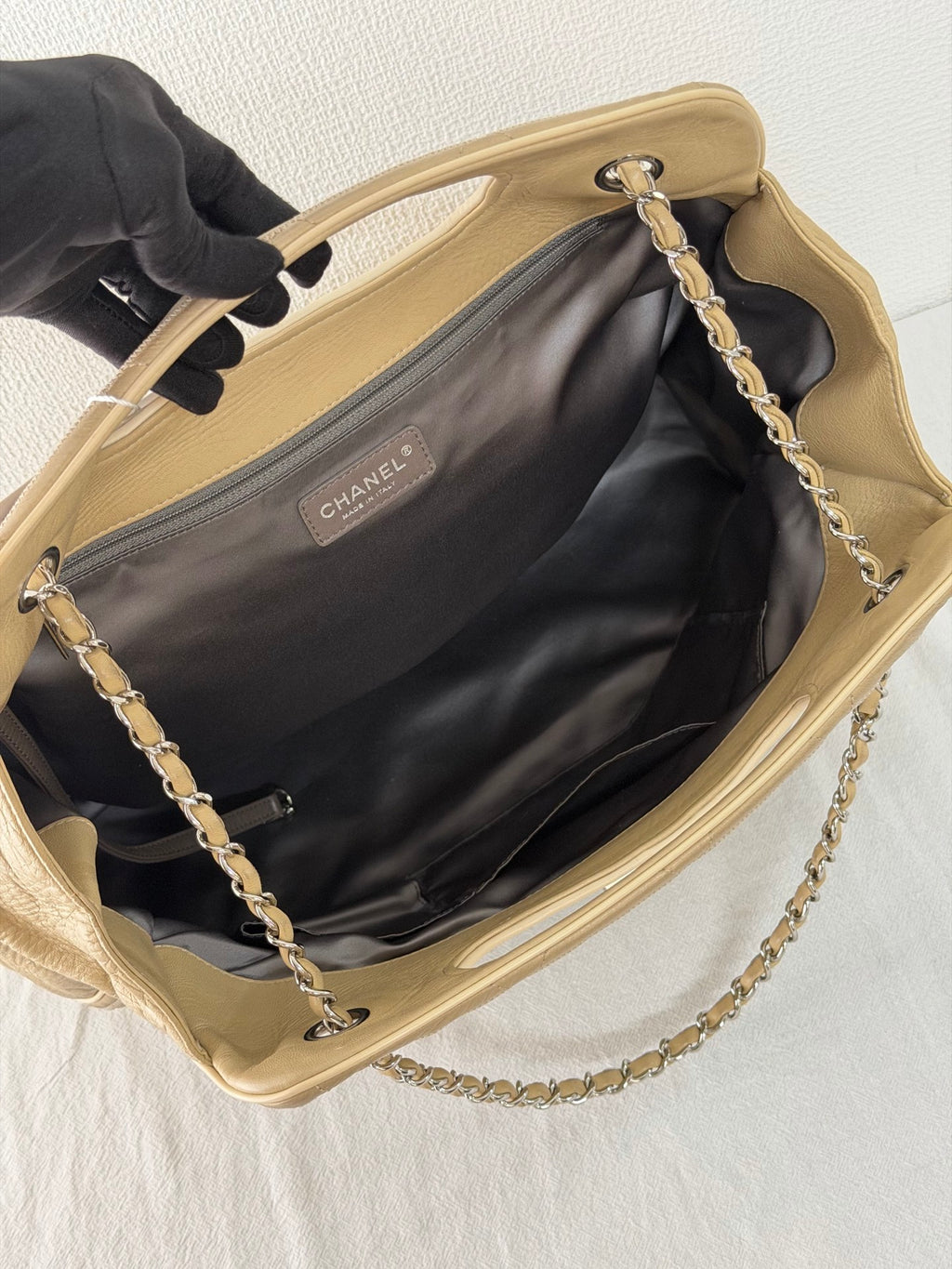 CHANEL  Mademoiselle East/West Accordion Tote Bag