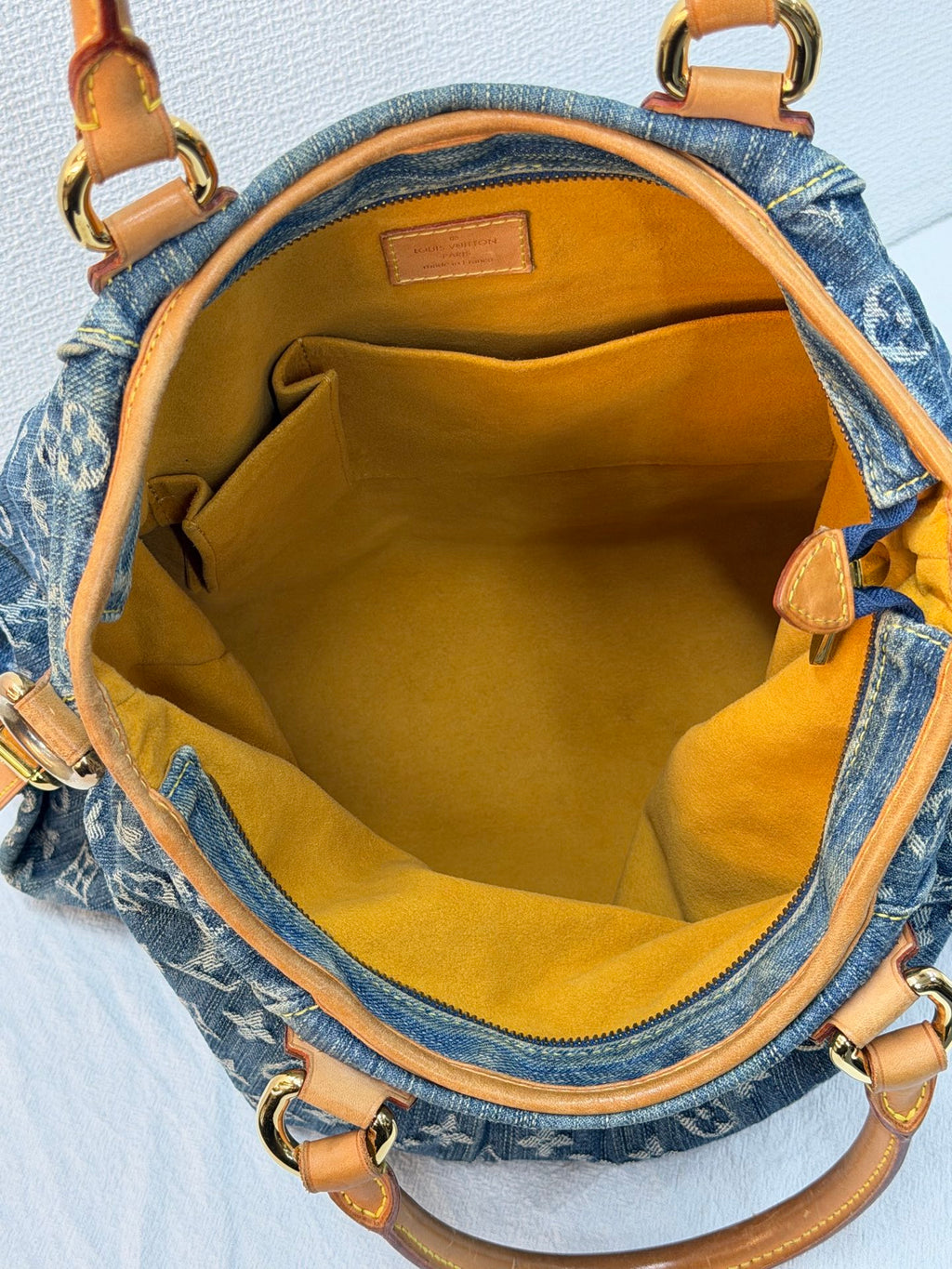 LOUIS VUITTON  Monogram Denim Neo Cabby Bag