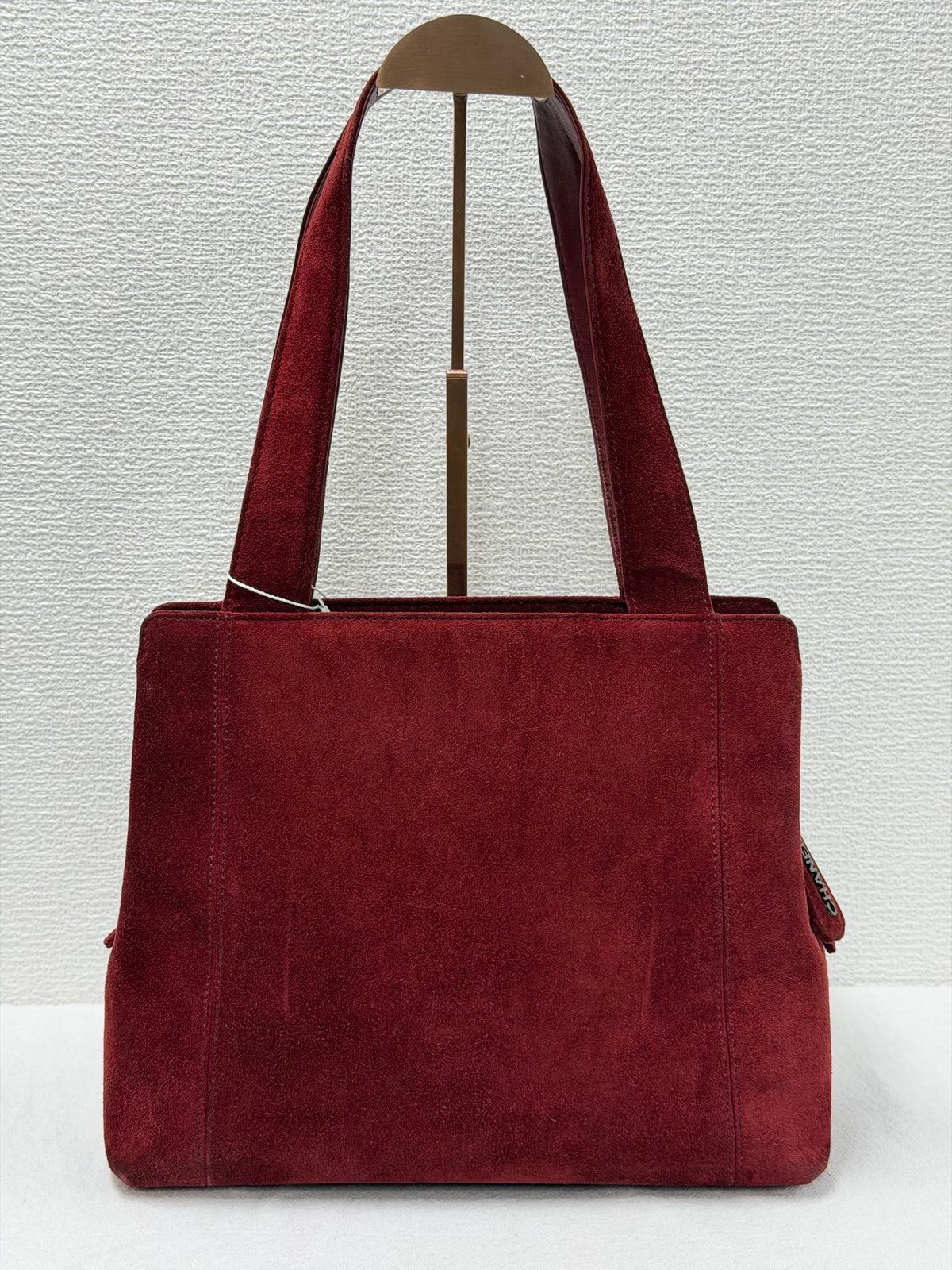 Chanel  Suede LAX Embroidered Logo Tote Bag