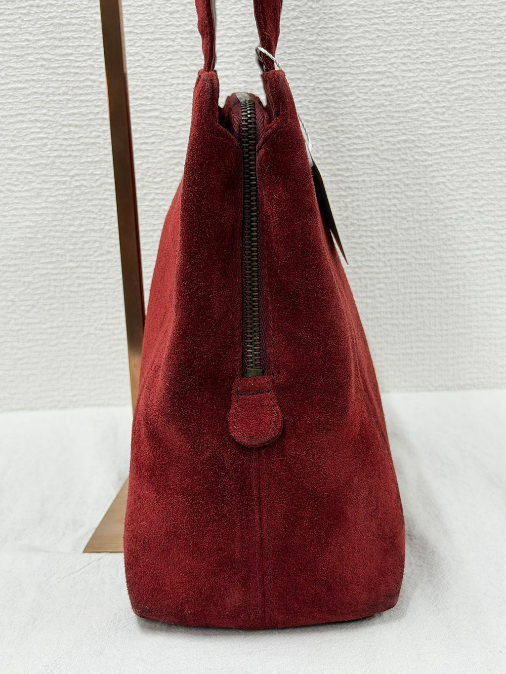 Chanel  Suede LAX Embroidered Logo Tote Bag