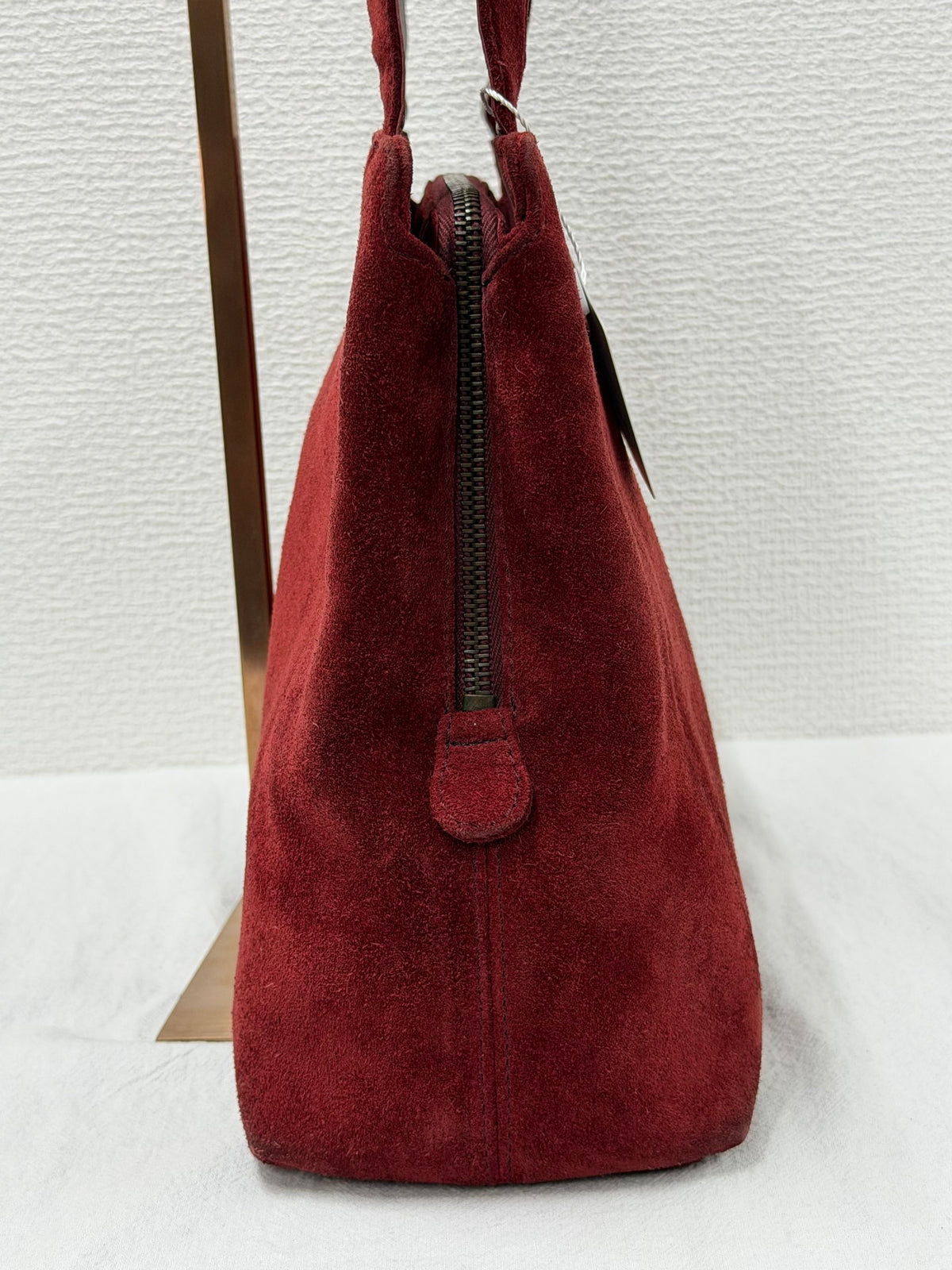 Chanel  Suede LAX Embroidered Logo Tote Bag
