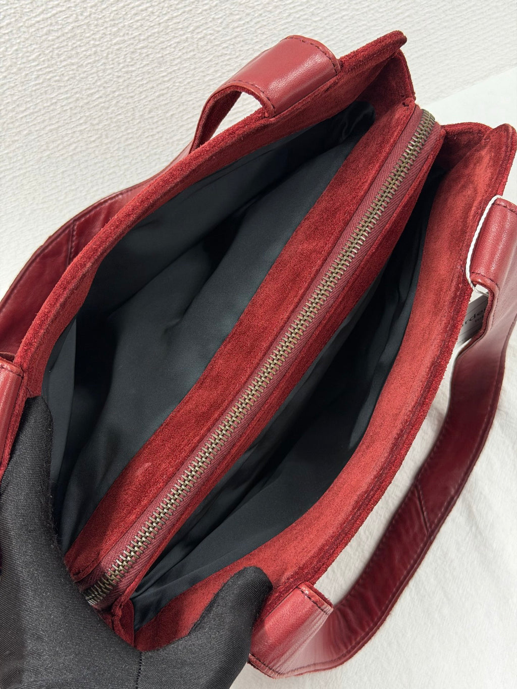 Chanel  Suede LAX Embroidered Logo Tote Bag