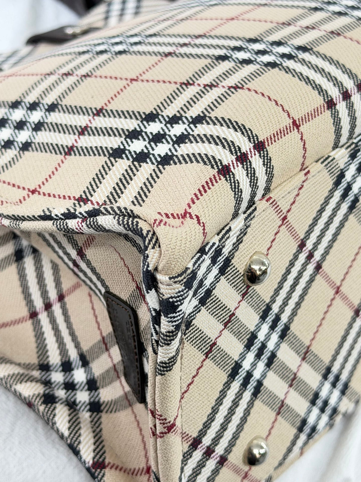 BURBERRY Check Totebag