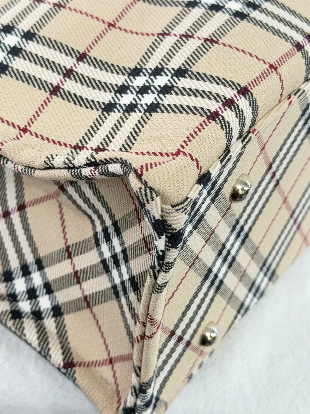 BURBERRY Check Totebag