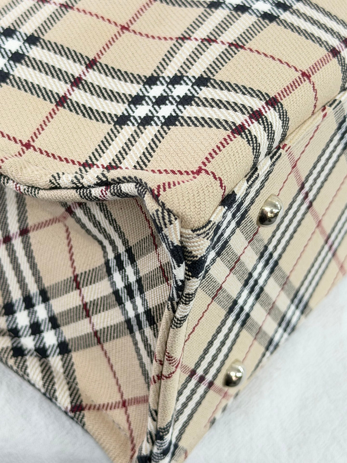 BURBERRY Check Totebag