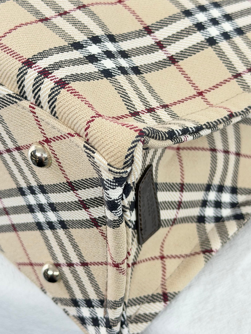 BURBERRY Check Totebag