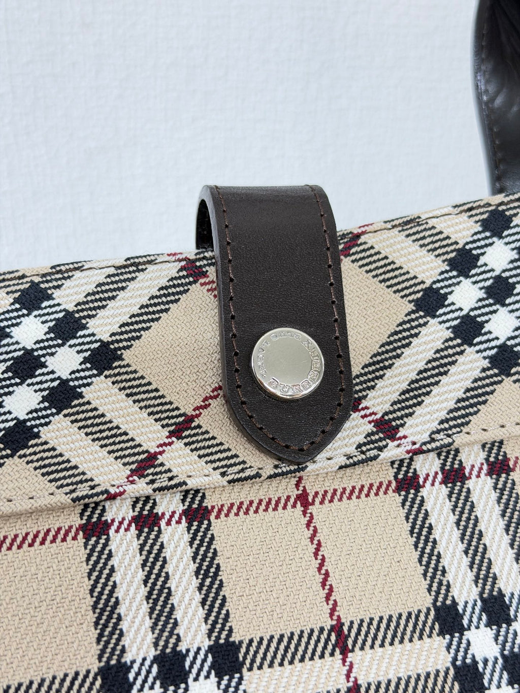 BURBERRY Check Totebag