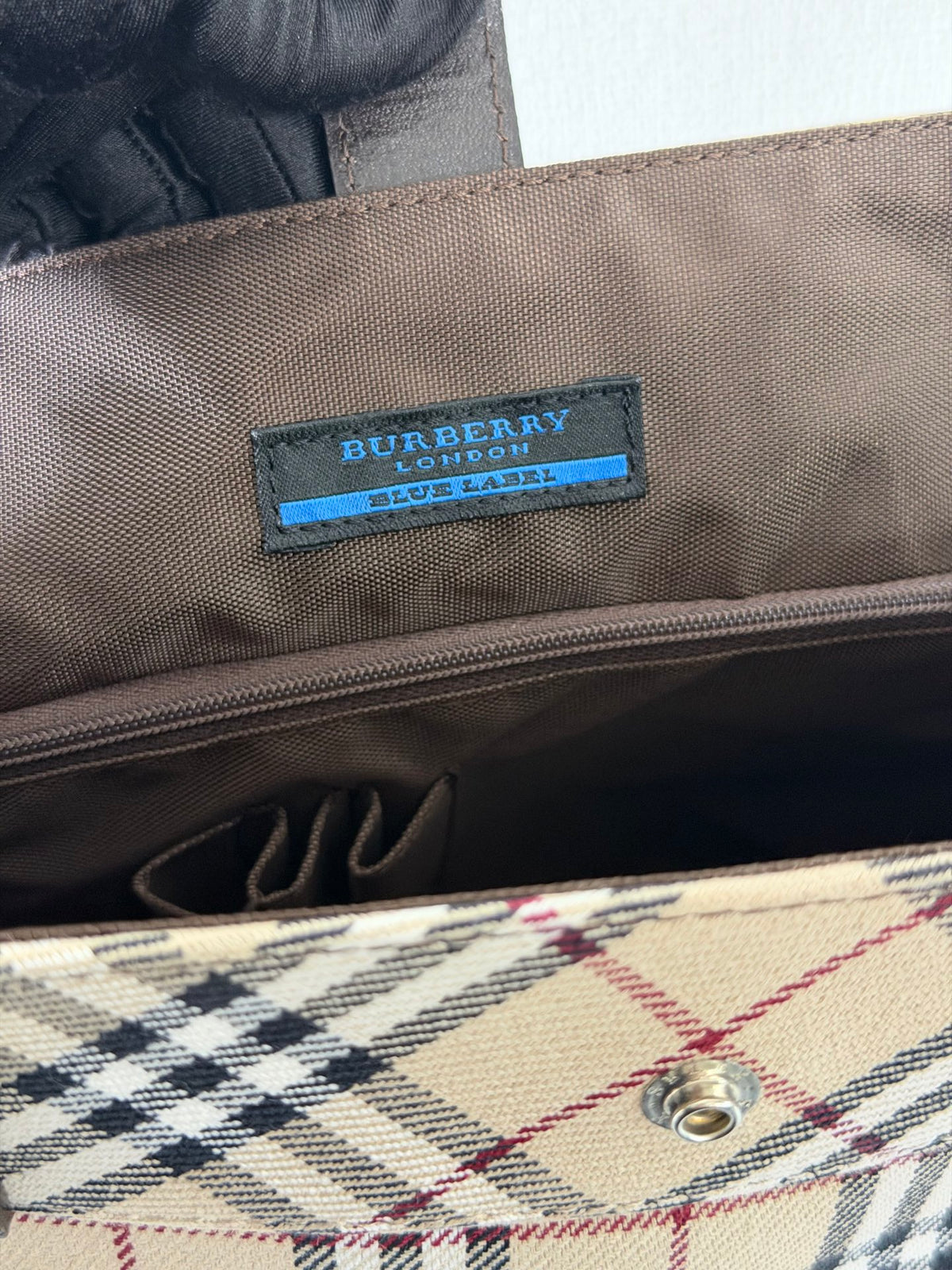 BURBERRY Check Totebag