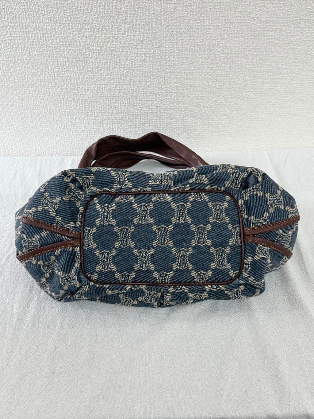 CELINE Macadam Denim Bittersweet Hobo Bag