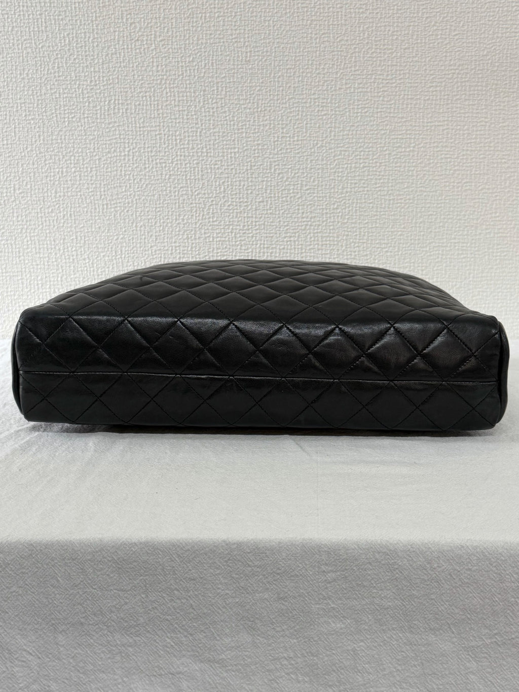CHANEL Large Lambskin Quilted Front-Pocket Camera Tote Bag