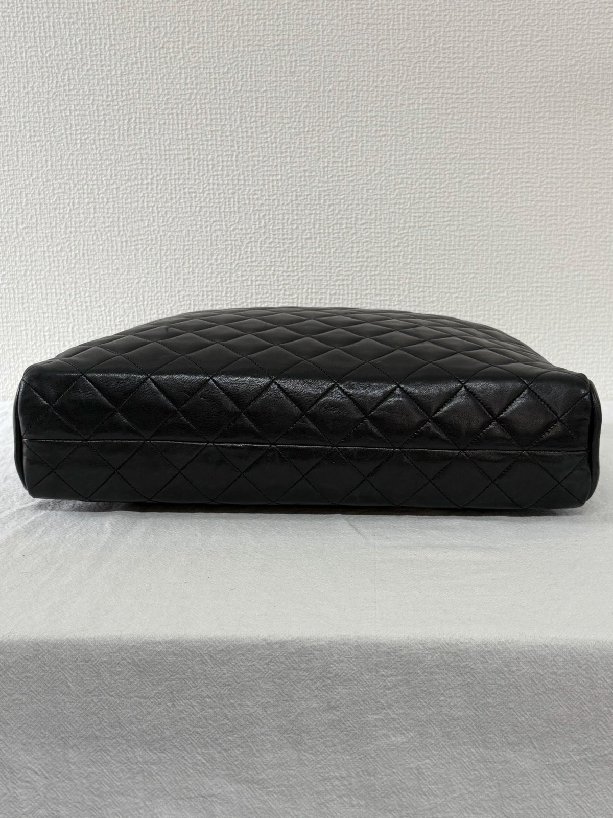 CHANEL Large Lambskin Quilted Front-Pocket Camera Tote Bag