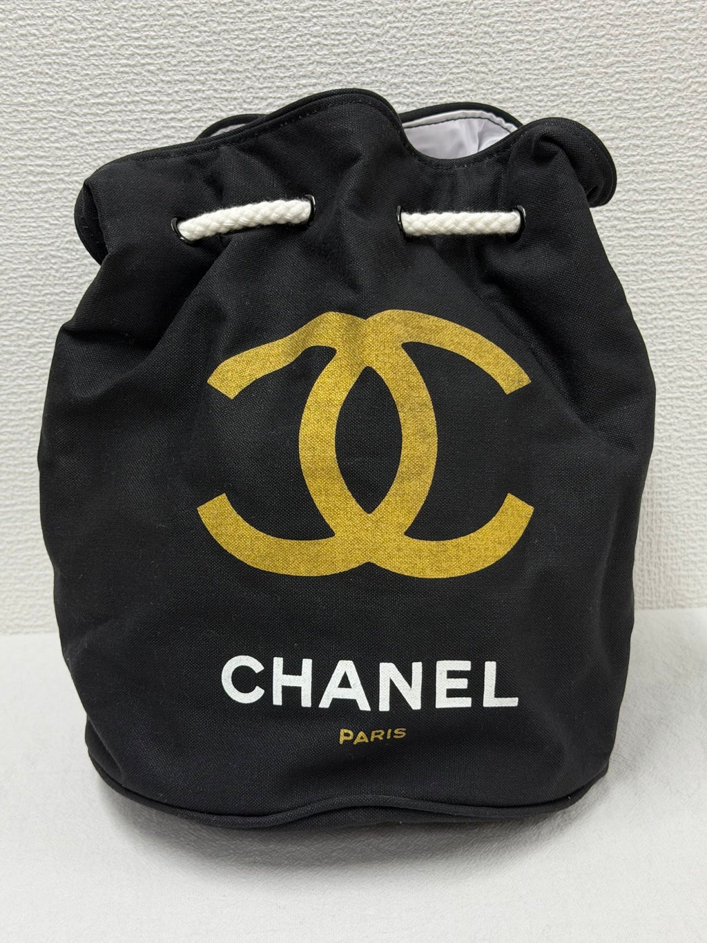 Chanel Canvas Drawstring Backpack