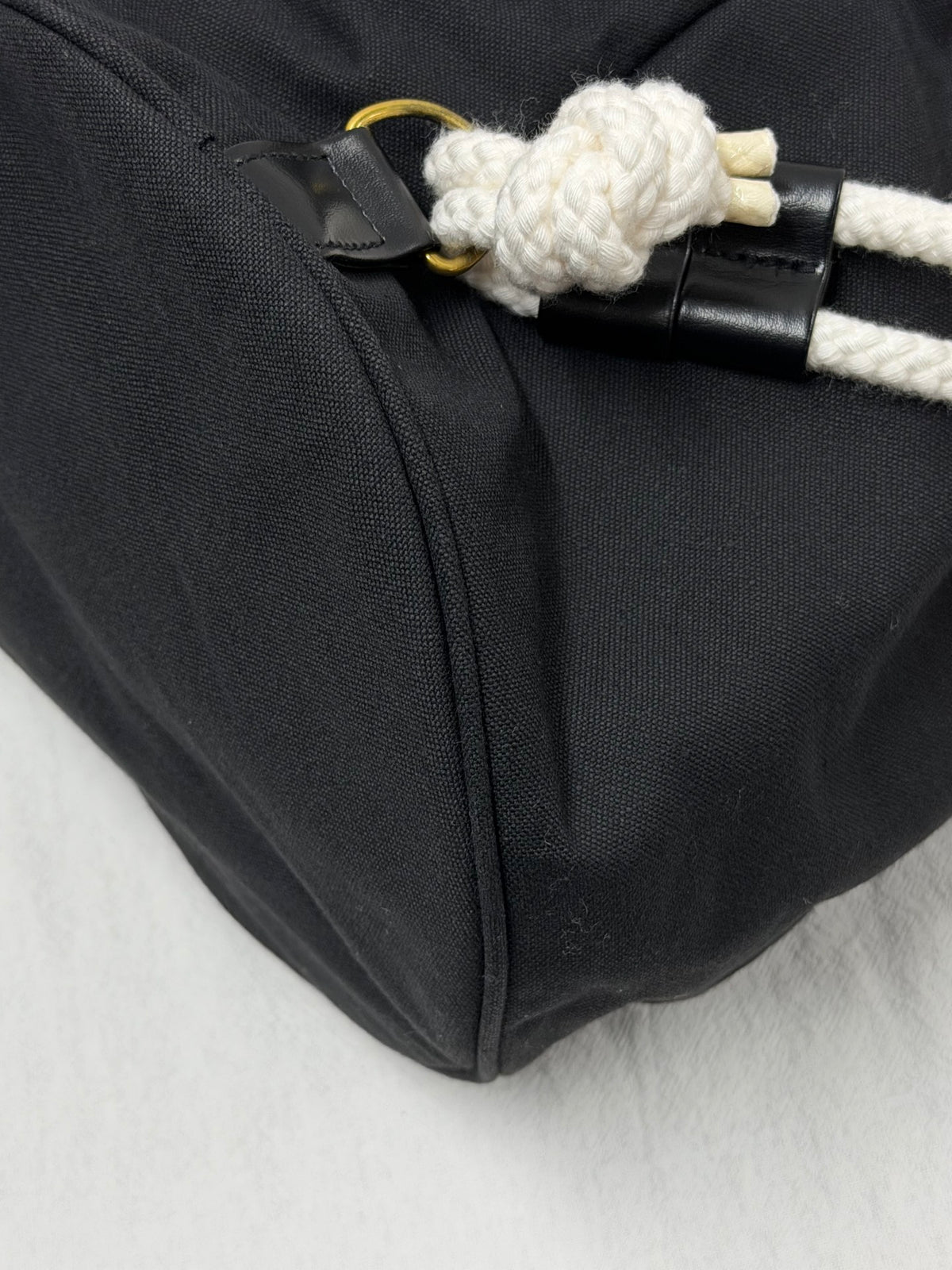 Chanel Canvas Drawstring Backpack