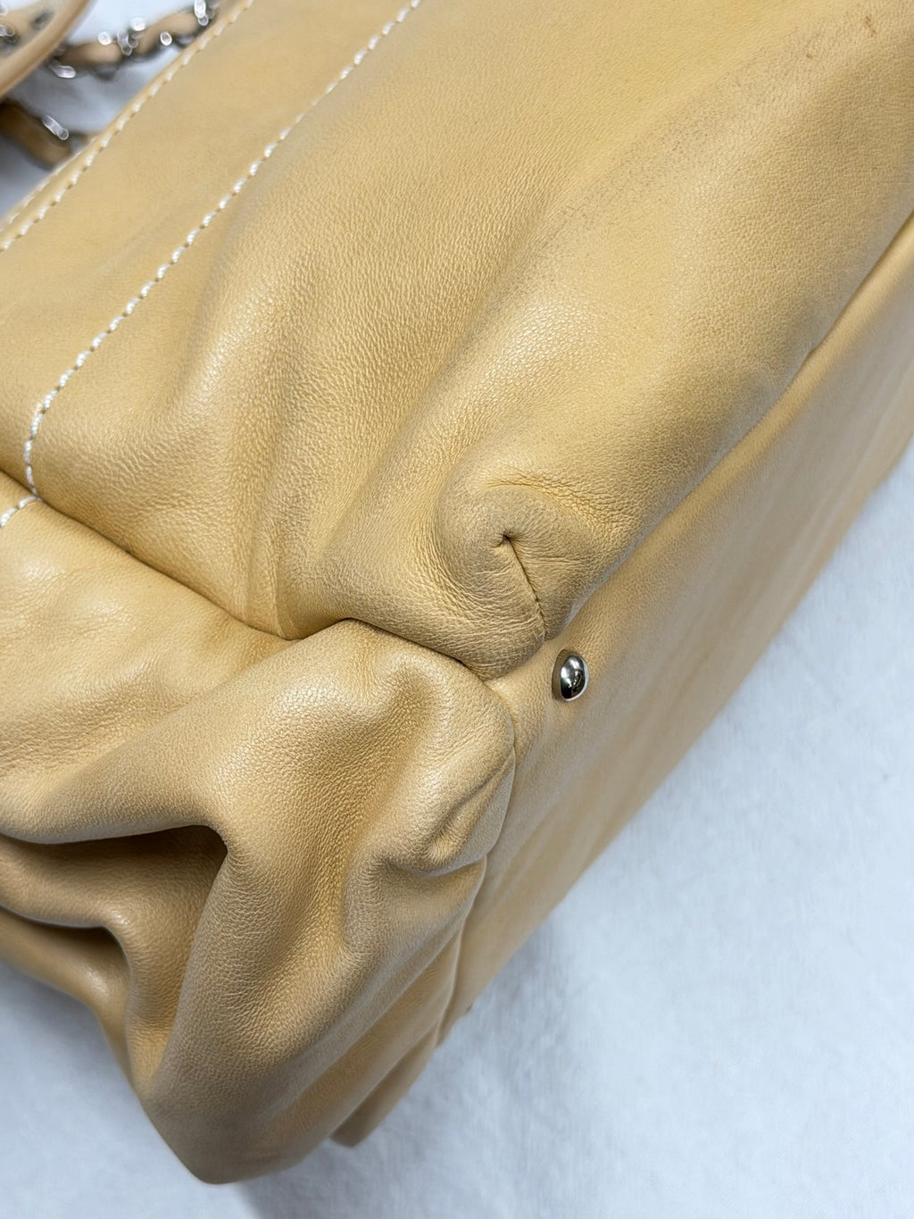 CHANEL Wild Stitch  East/West Hobo Chain Shoulder Bag