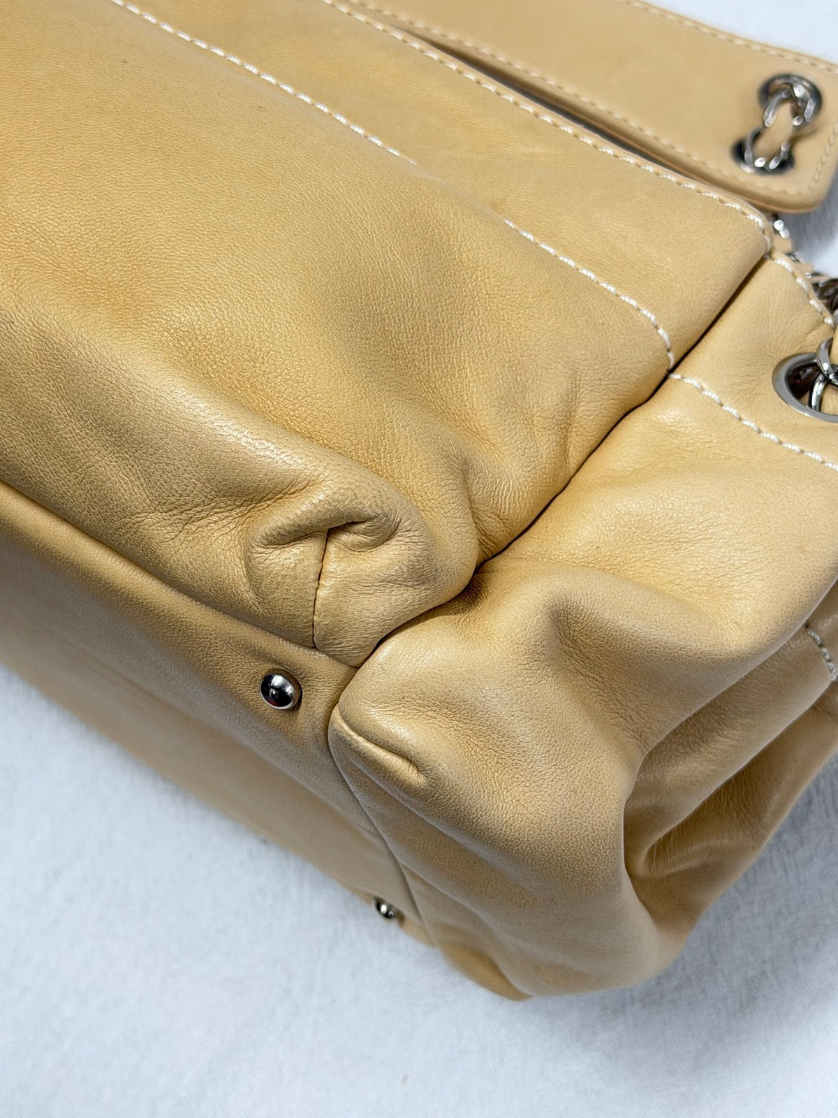 CHANEL Wild Stitch  East/West Hobo Chain Shoulder Bag