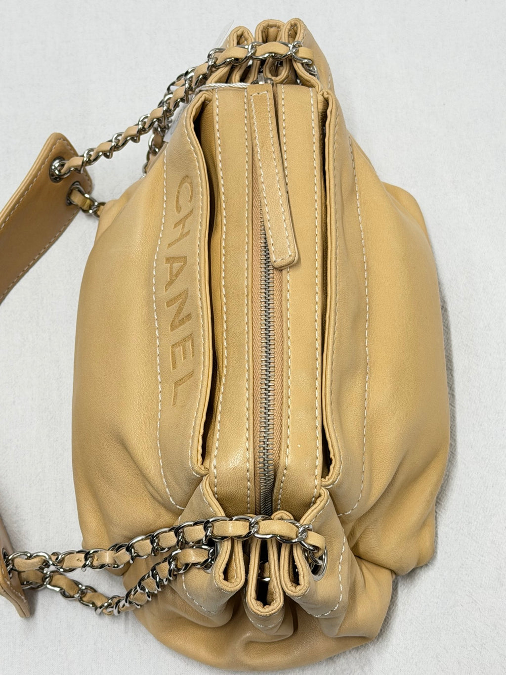 CHANEL Wild Stitch  East/West Hobo Chain Shoulder Bag