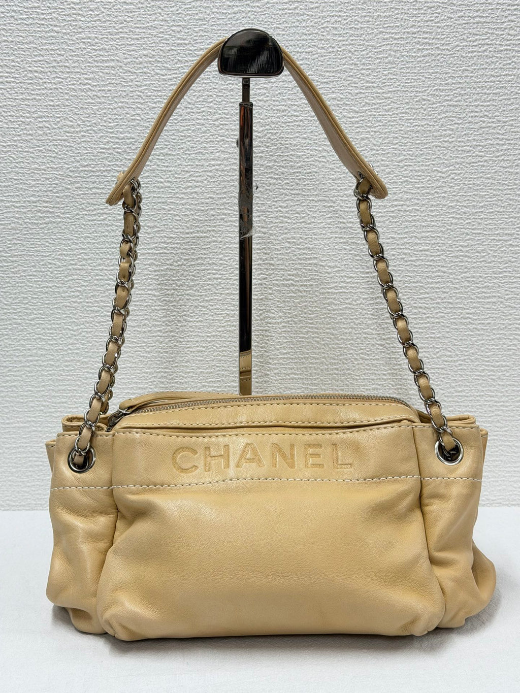 CHANEL Wild Stitch  East/West Hobo Chain Shoulder Bag