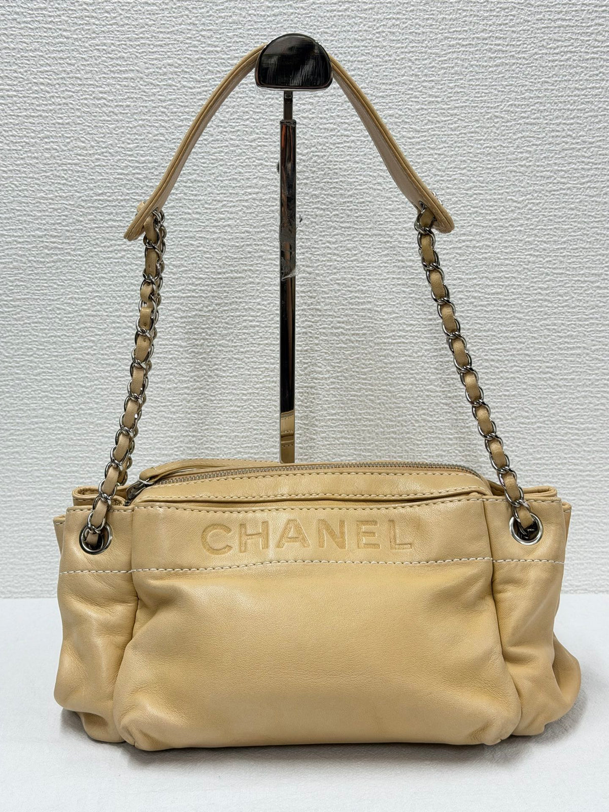 CHANEL Wild Stitch  East/West Hobo Chain Shoulder Bag