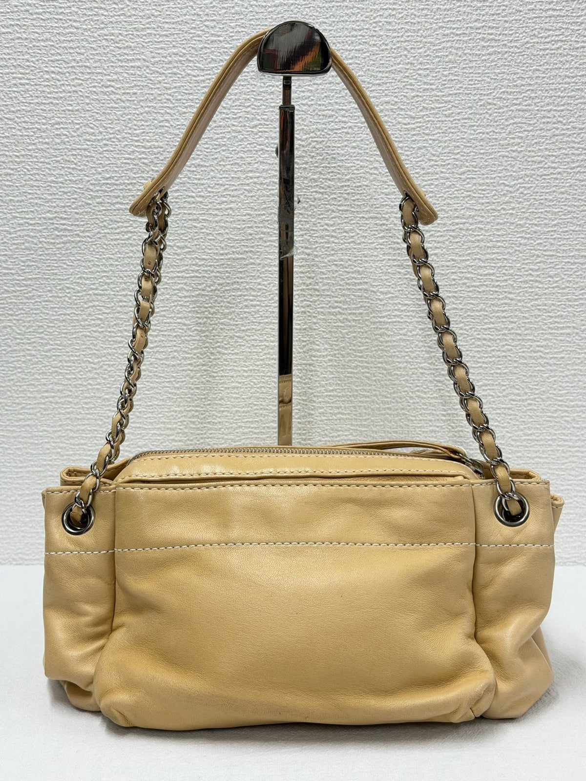 CHANEL Wild Stitch  East/West Hobo Chain Shoulder Bag