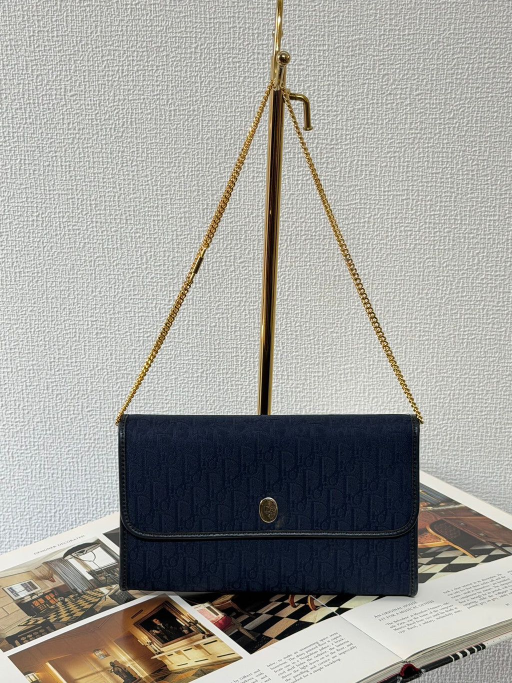 DIOR Trotter Canvas Chain bag
