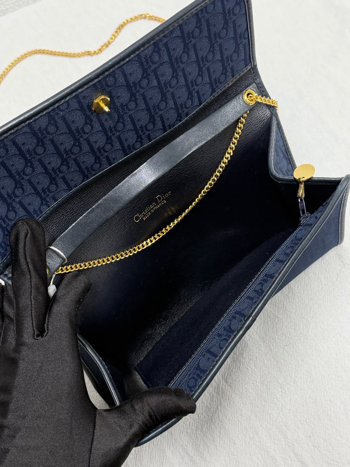 DIOR Trotter Canvas Chain bag