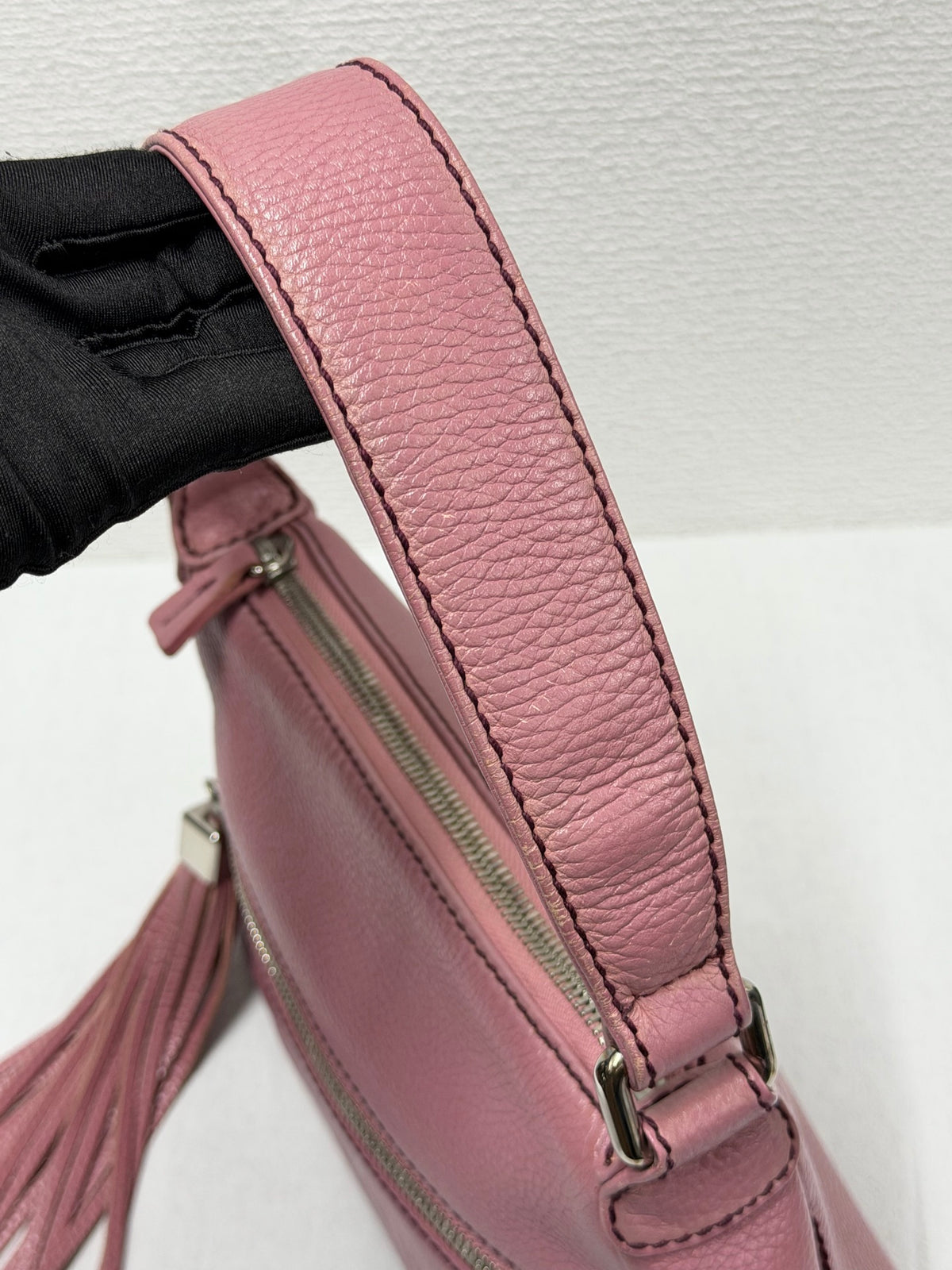 CHANEL Caviar Skin Tassel Flap Bag
