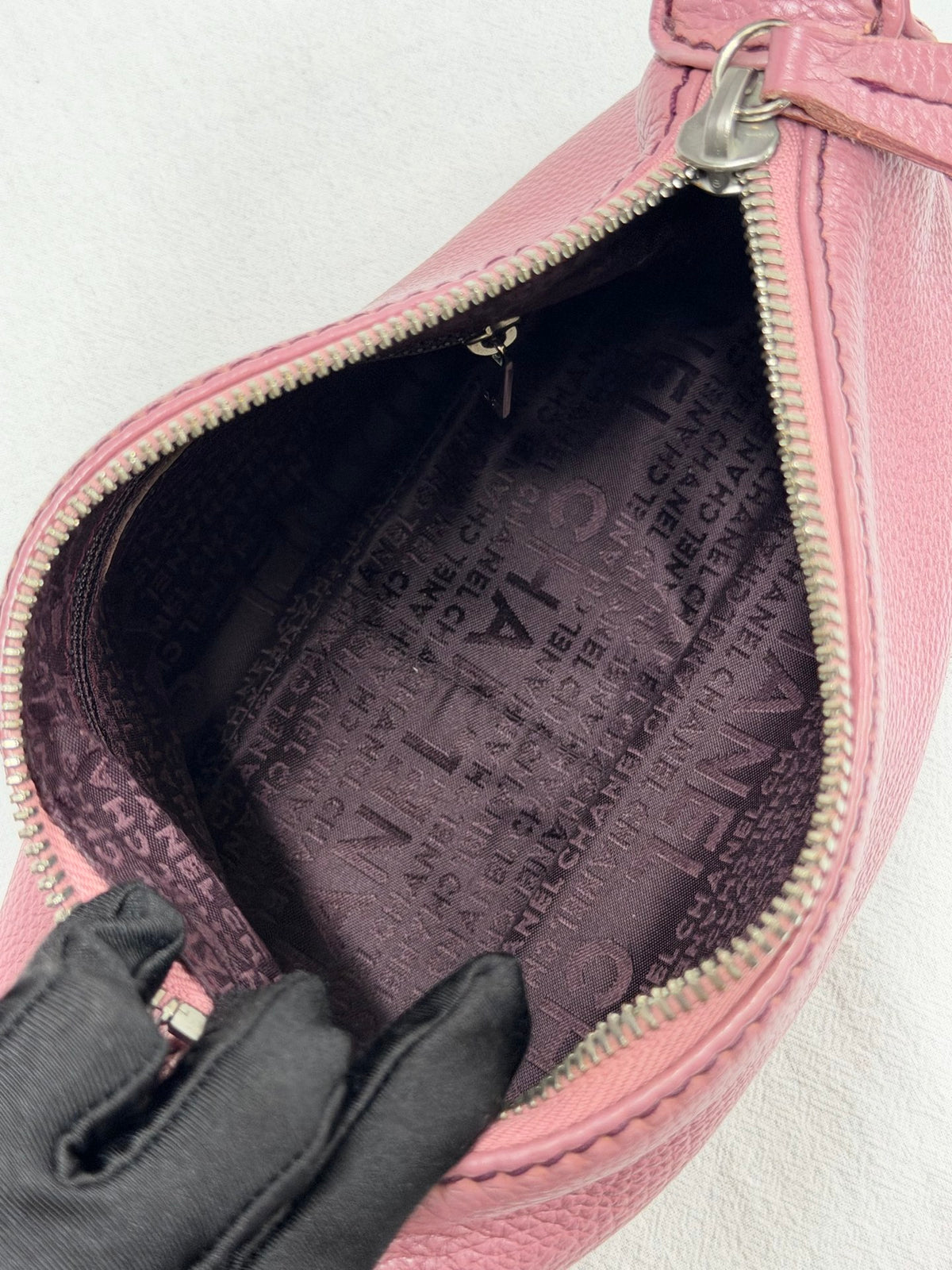 CHANEL Caviar Skin Tassel Flap Bag