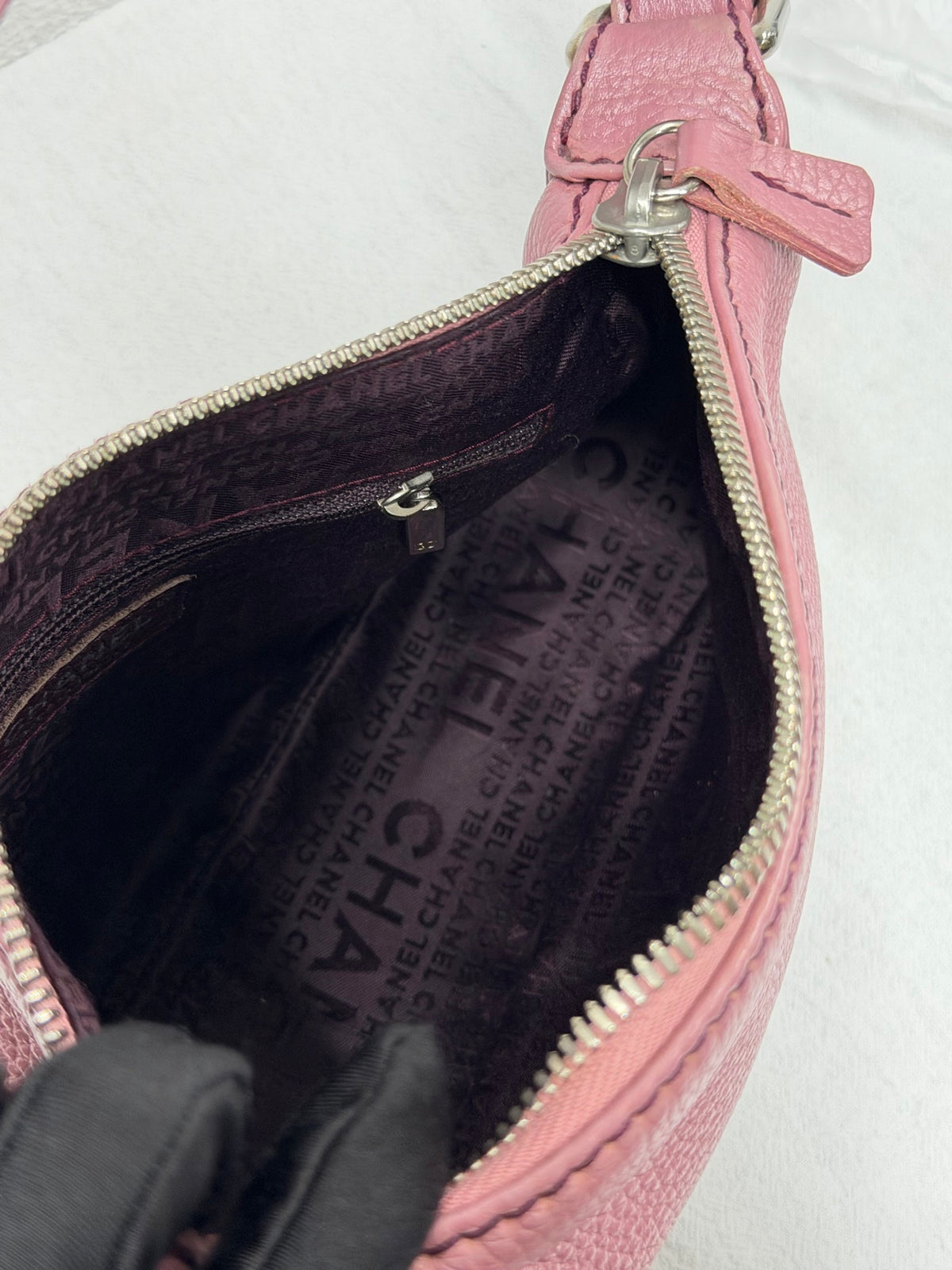 CHANEL Caviar Skin Tassel Flap Bag