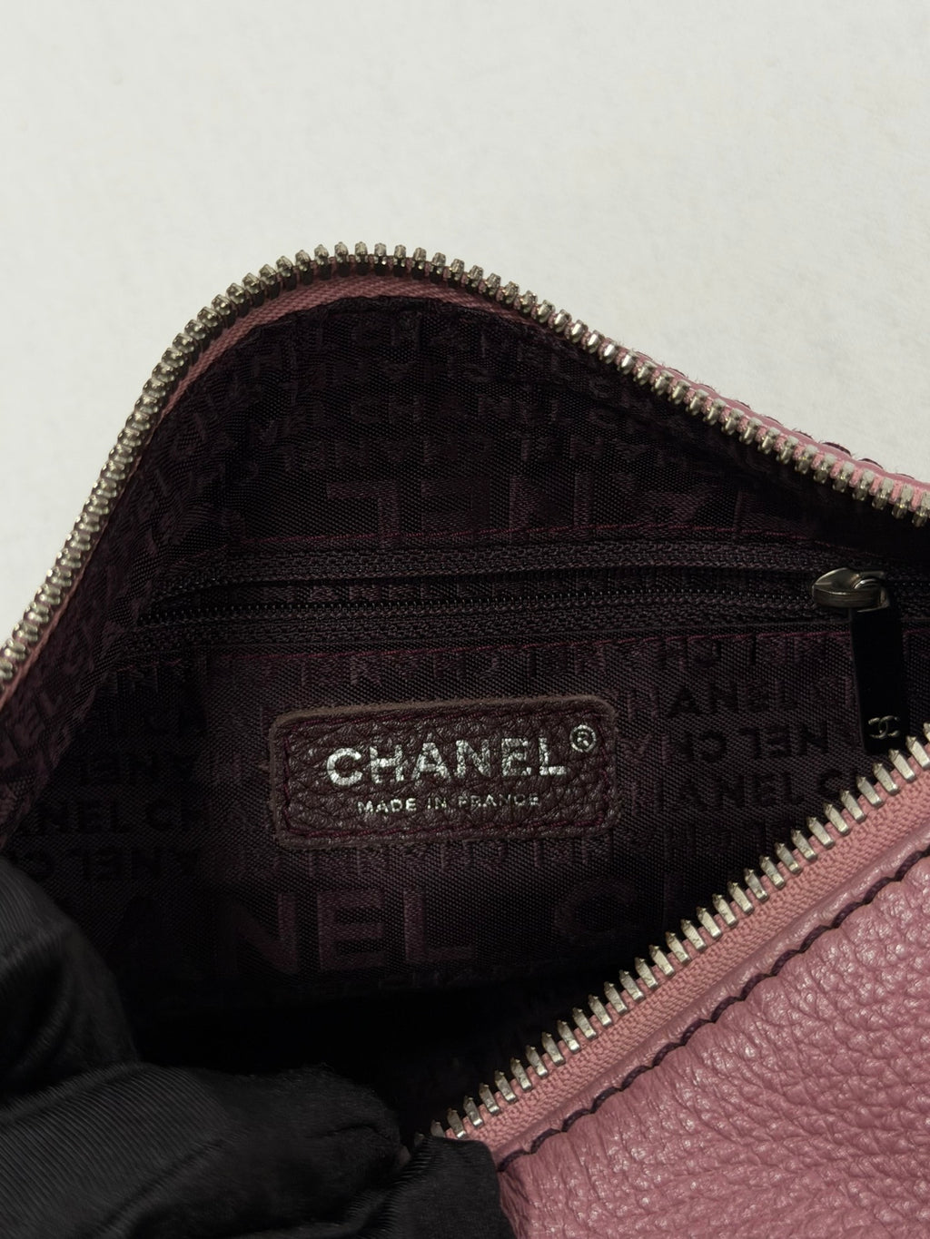 CHANEL Caviar Skin Tassel Flap Bag