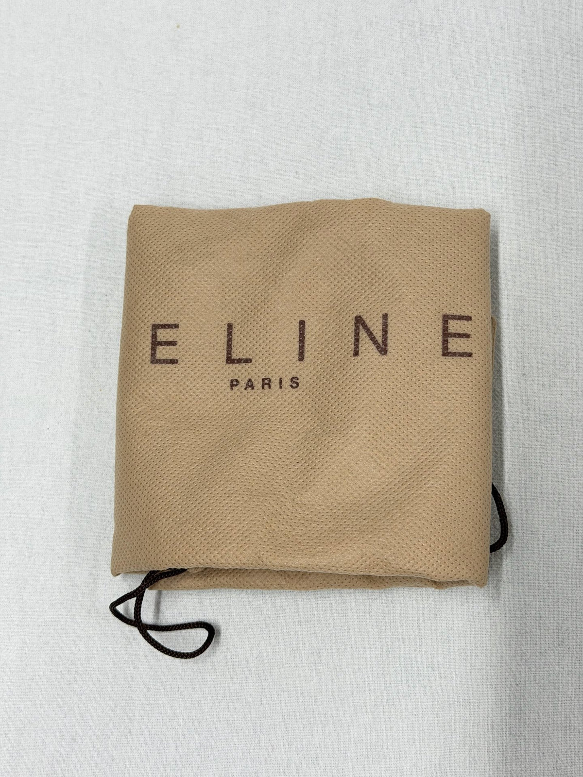 CELINE Vintage Black Macadam Canvas Accessories Pouch Shoulder Bag