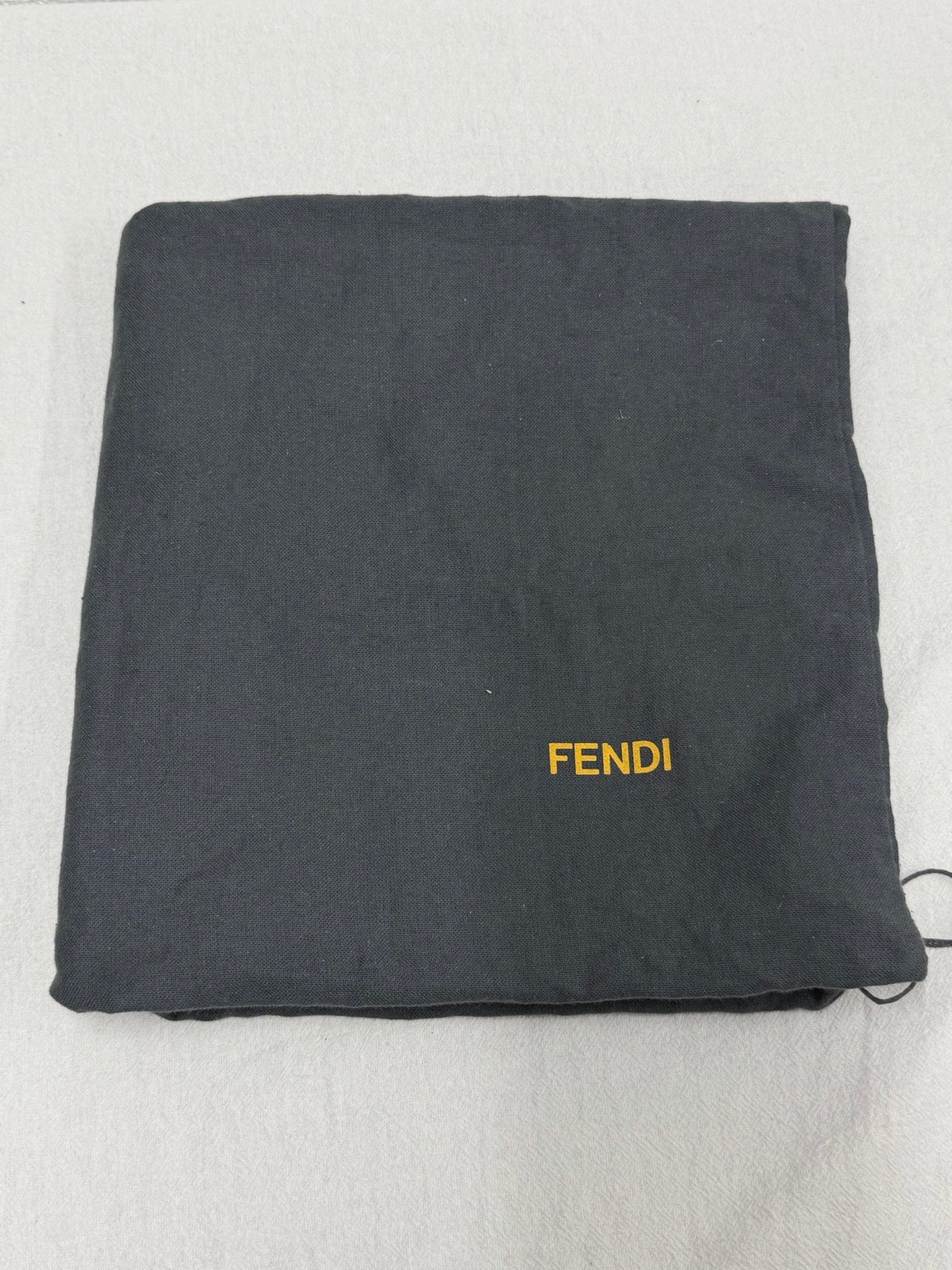 FENDI Vintage Pequin Stripe Canvas Hobo Shoulder Bag