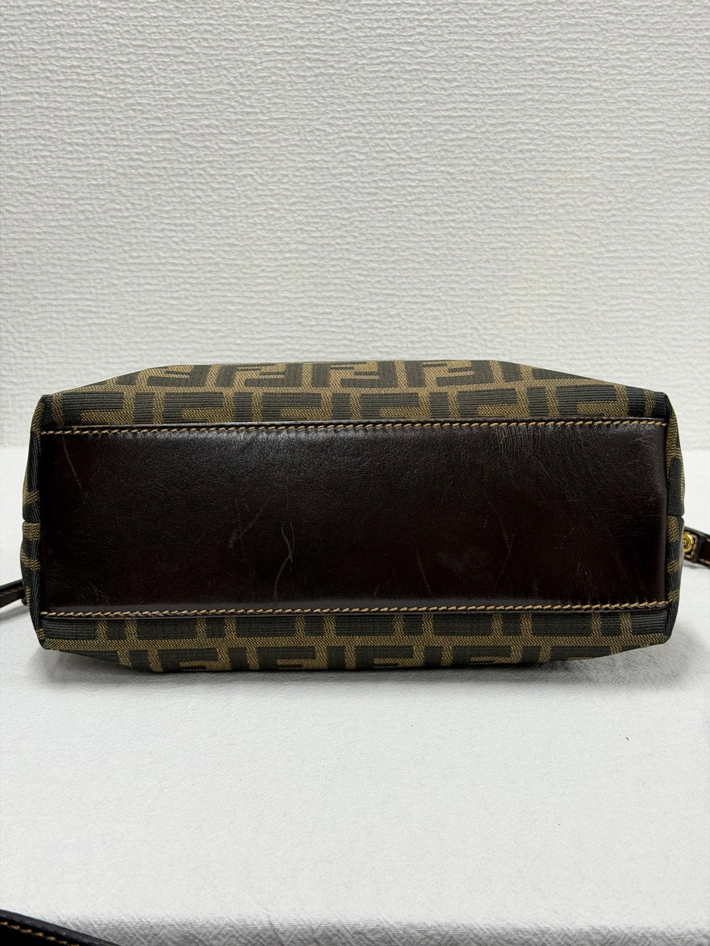 FENDI Zucca Canvas Dome Top Handle 2-Way Bag