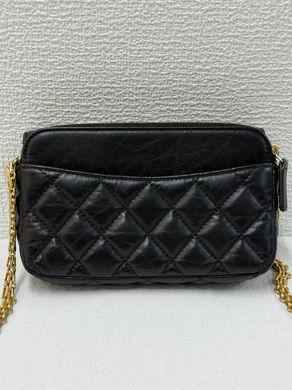 CHANEL 2.55 Reissue Quilted Aged Calfskin Wallet on Chain
