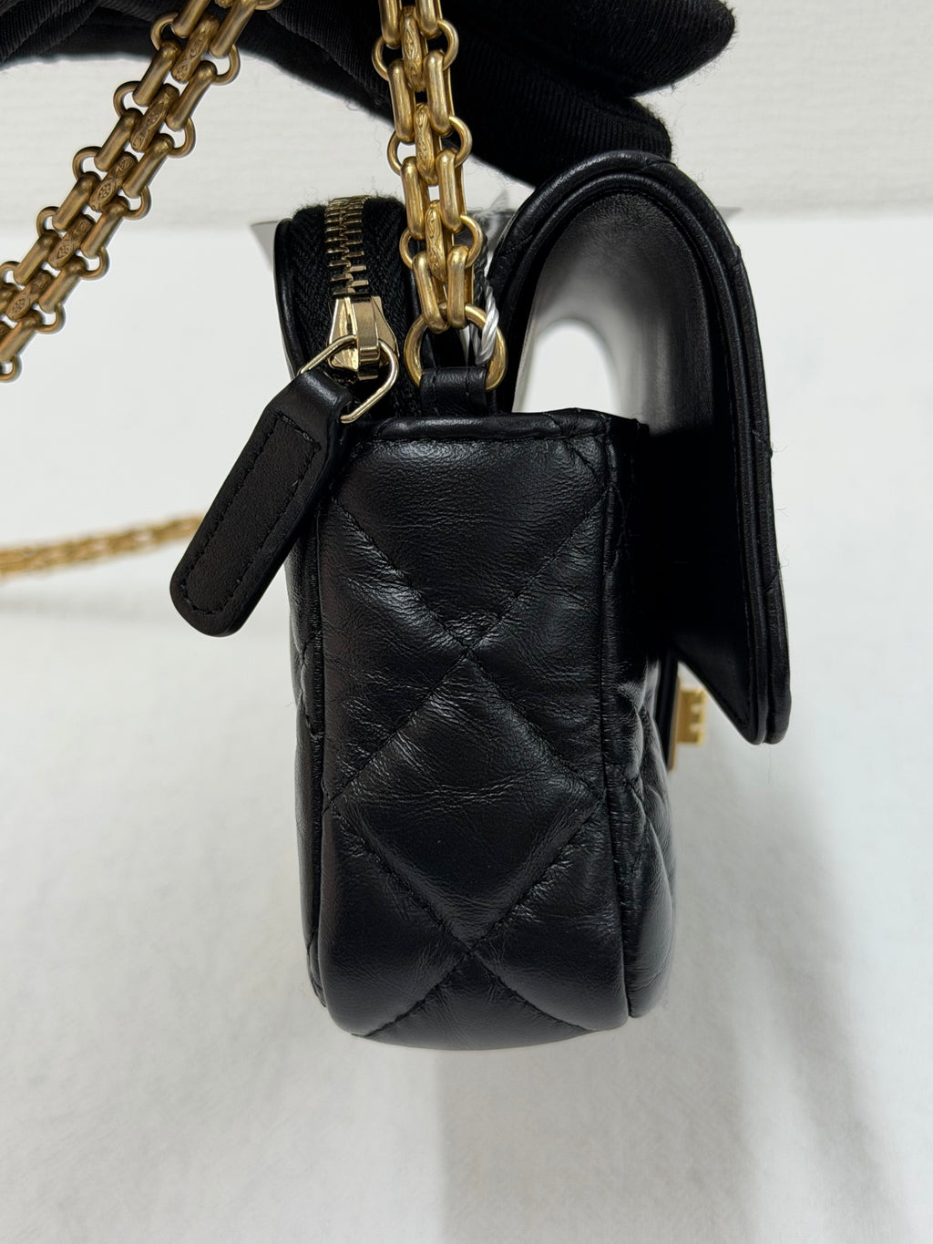 CHANEL 2.55 Reissue Quilted Aged Calfskin Wallet on Chain