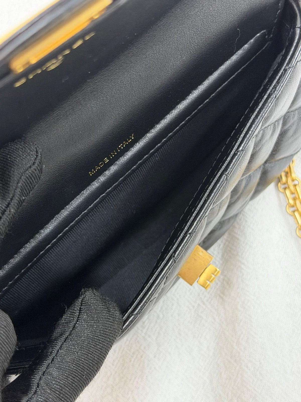 CHANEL 2.55 Reissue Quilted Aged Calfskin Wallet on Chain