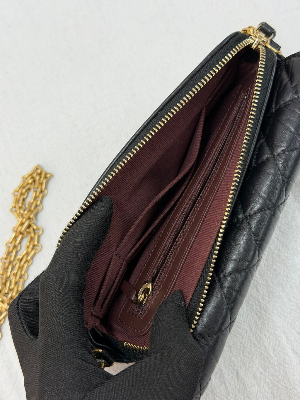 CHANEL 2.55 Reissue Quilted Aged Calfskin Wallet on Chain