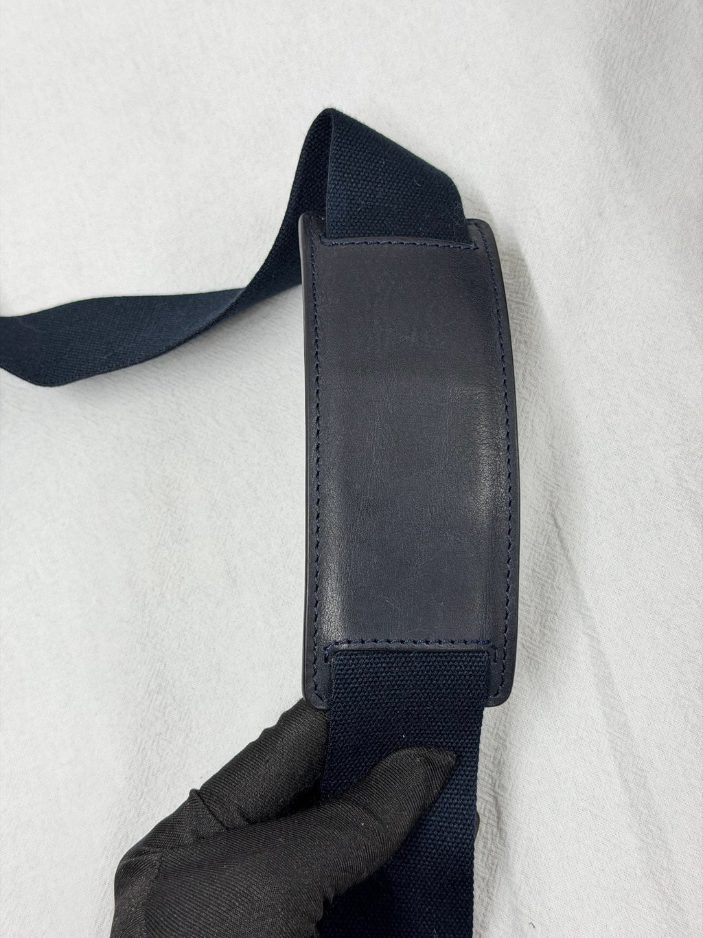 CELINE Triomphe Jacquard Canvas and Smooth Calfskin Side Zip Frame Shoulder Bag Black