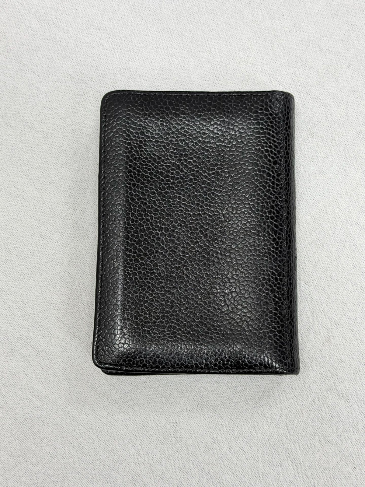 CHANEL Double C Cavier Bifold Wallet