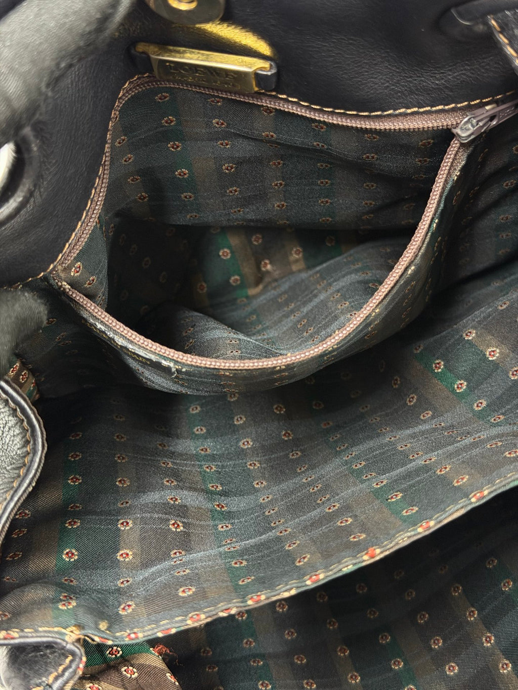 LOEWE  Large Anagram Logo Nappa Leather  Shoulder Tote Bag