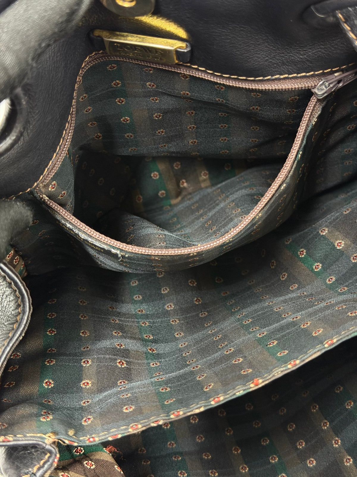 LOEWE  Large Anagram Logo Nappa Leather  Shoulder Tote Bag