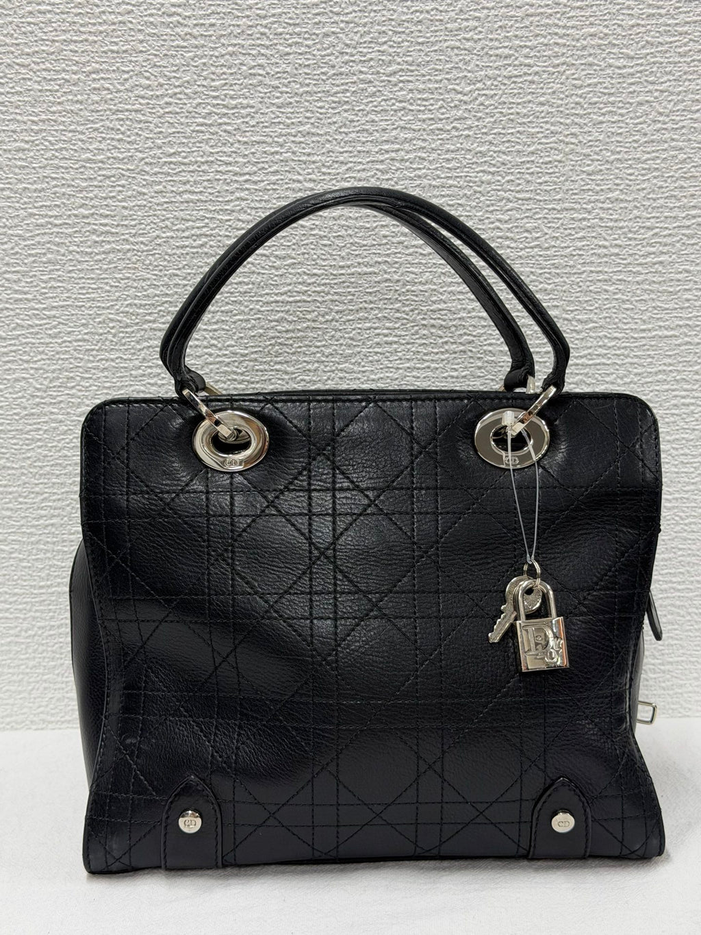Christian Dior Soft Lady Dior Cannage Leather Handbag